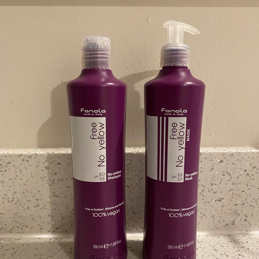 Fanola No-yellow Shampoo and Mask